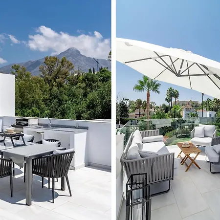 Nueva Andalucia Townhouse, Private Garden And Garage 度假居 马尔韦利亚